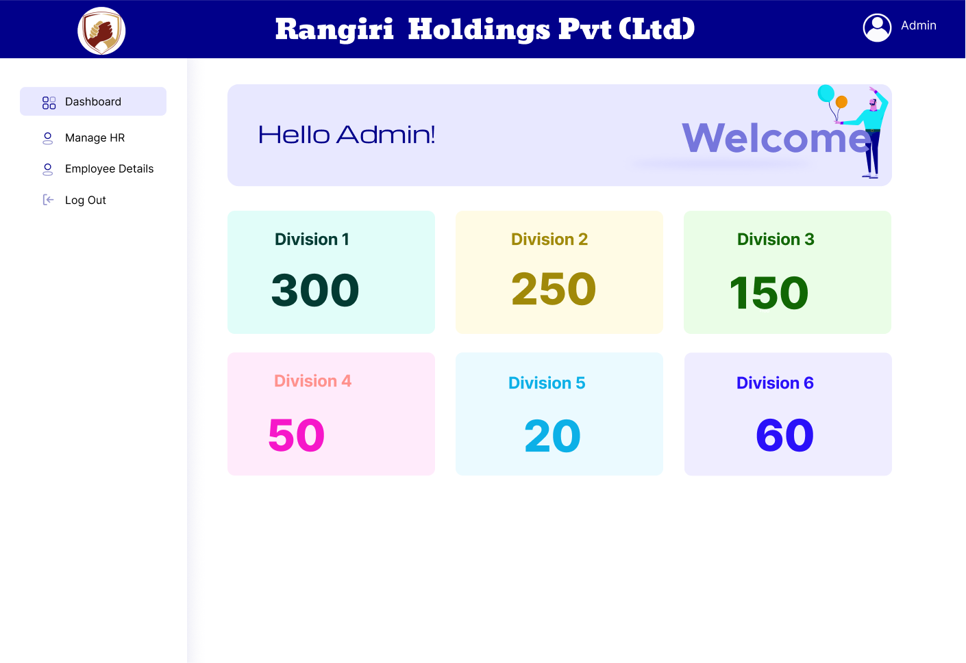 HR System Screenshot 2